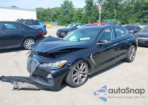 2021 Genesis G70 3.3T Awd из США, поврежденный, VIN KMTG74LE0MU070798